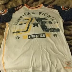 American fighter mens t-shirt sz large